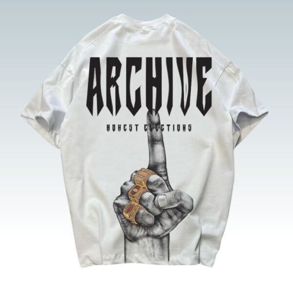 ARCHIVE Printed  Drop Shoulder T-shirts - Image 2