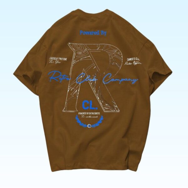Front Back R Printed Drop Shoulder T-shirts - Image 2