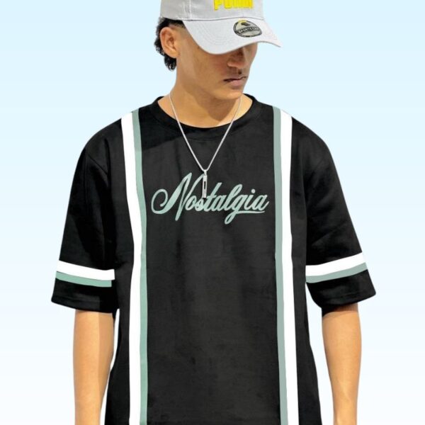 Nostalgia Printed Drop Shoulder boys t shirts | Bazarhino