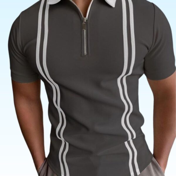Best Color Zip Style polo t shirts for Mens | Bazarhino