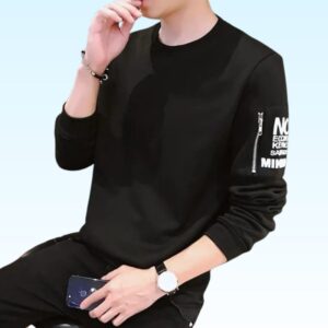 Full Sleeve Printed Panel Style T-Shirts