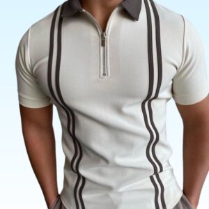Best Color Zip Style polo t shirts for Mens | Bazarhino