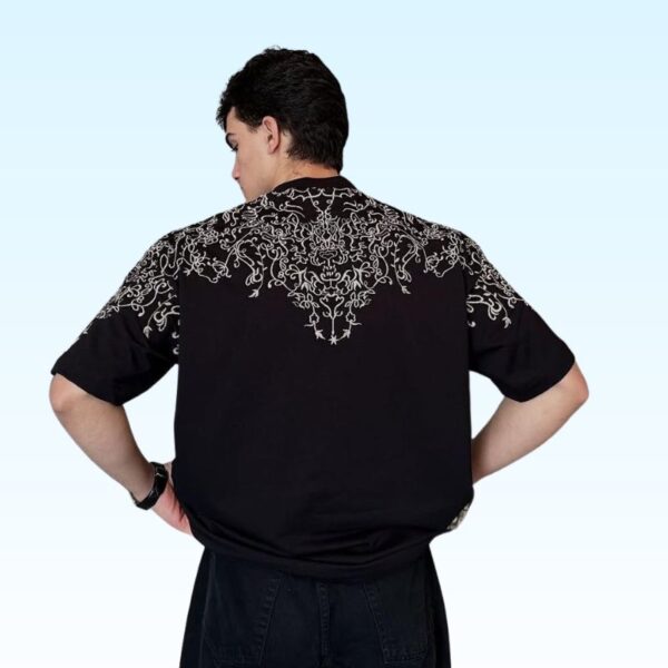 Neck Shoulder Printed Drop Shoulder branded t shirts
