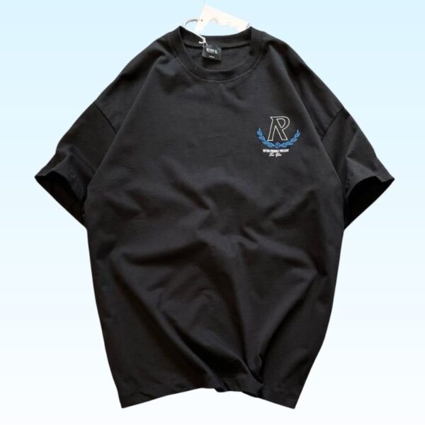 Front Back R Printed Drop Shoulder T-shirts - Image 5