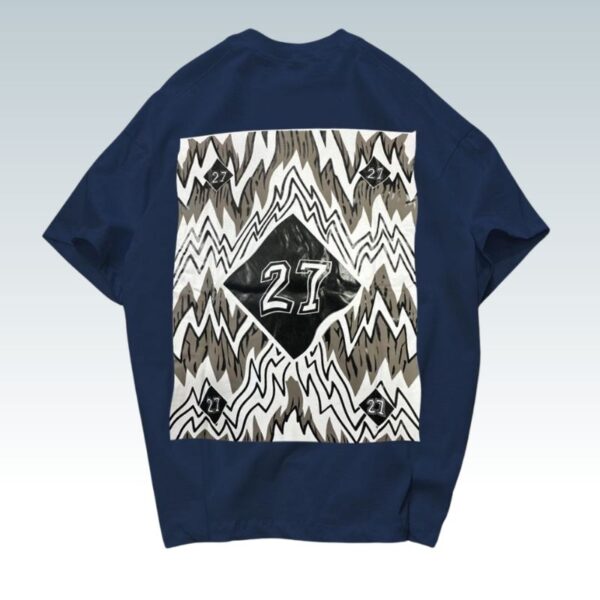 27 Printed Drop Shoulder T Shirt - Image 4