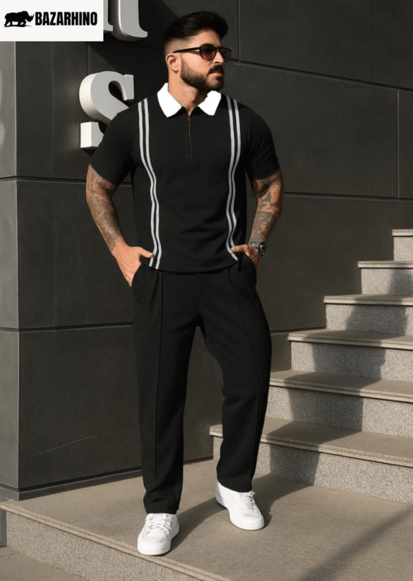 Stripe Zip Style Tracksuit