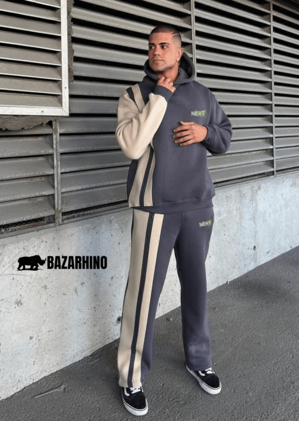 Next Printed Contrast Panel Track Suit - Image 2