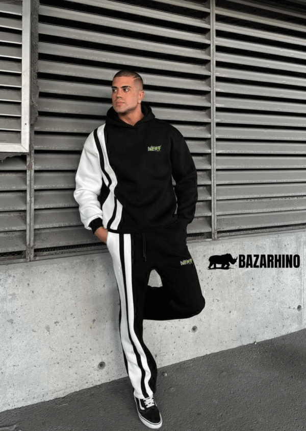 Next Printed Contrast Panel Track Suit