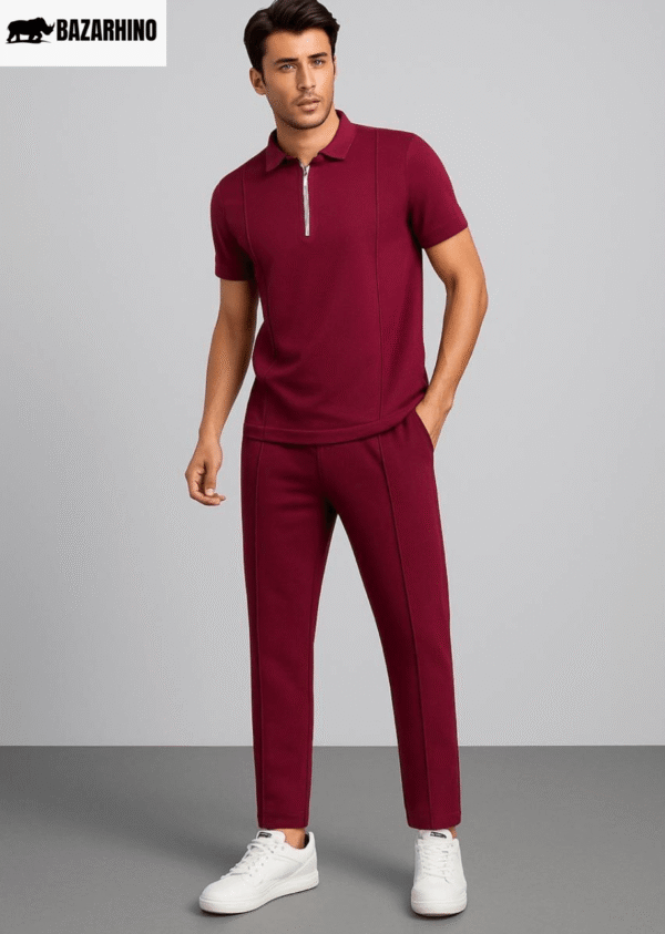 Stripe Zip Style  Track suit - Image 2