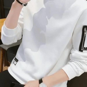 Side SleeveZip Full Sleeve Tshirt